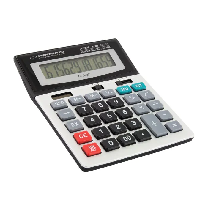 esperanza-ecl103-calculator-desktop-basic-black-gray-33740-arbespklk0002.webp