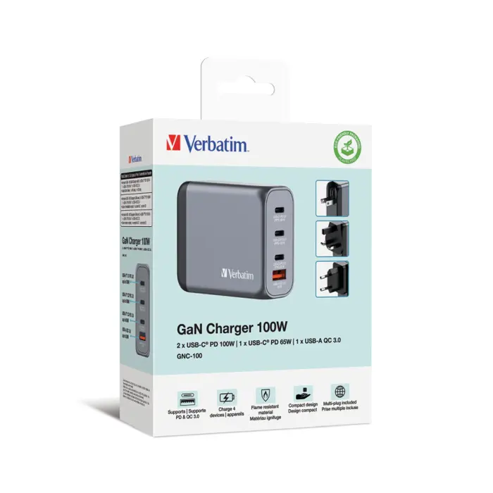verbatim-gnc-100-gan-charger-100w-3xusb-c1xusb-a-56457-v032202.webp